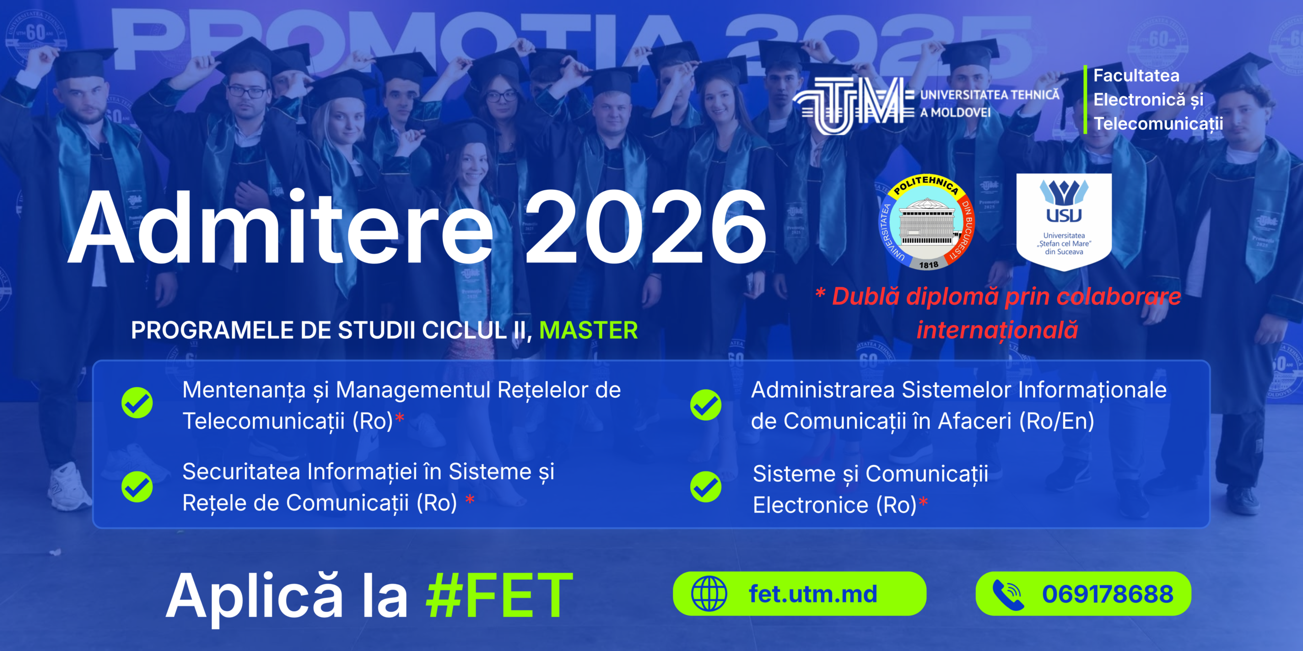 Admitere 2026, master
